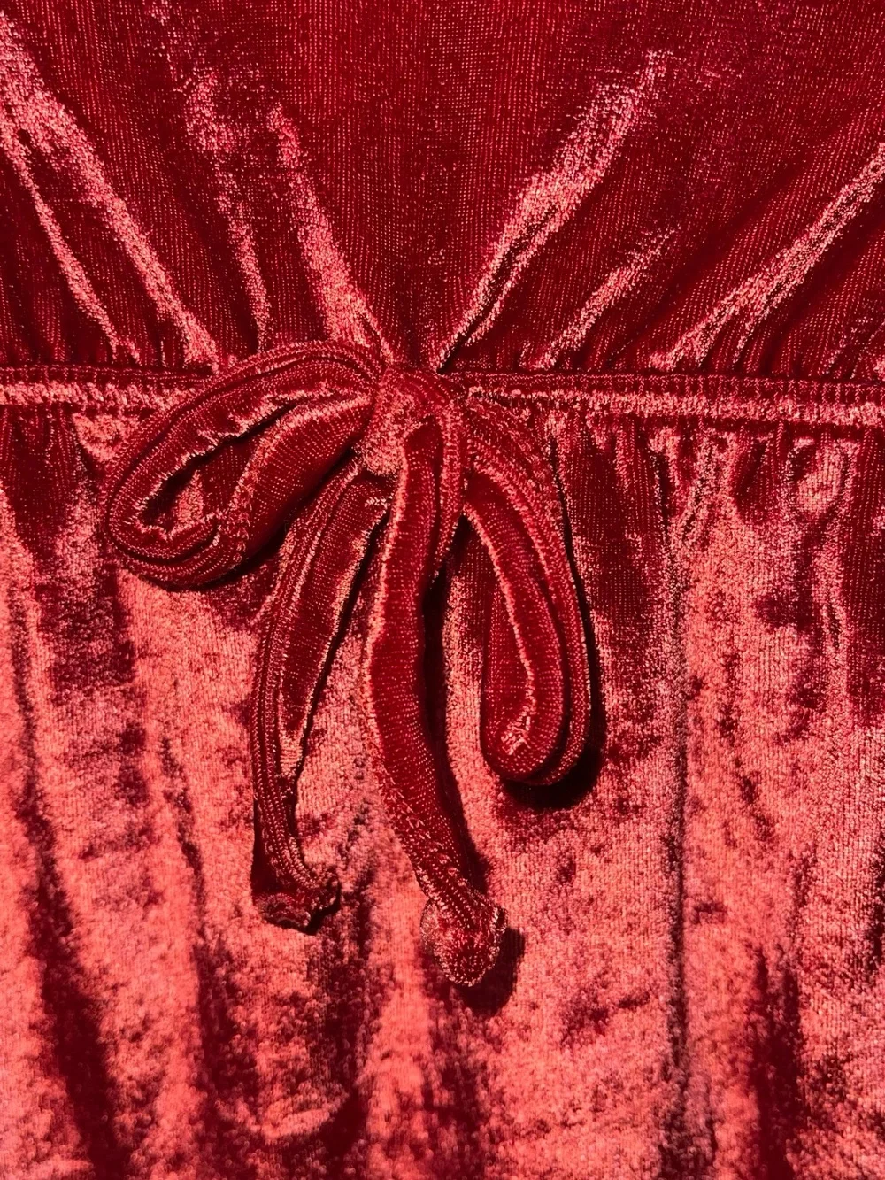 Velvet Kids One-Piece Footie in Wine Red with Snowflake Detail